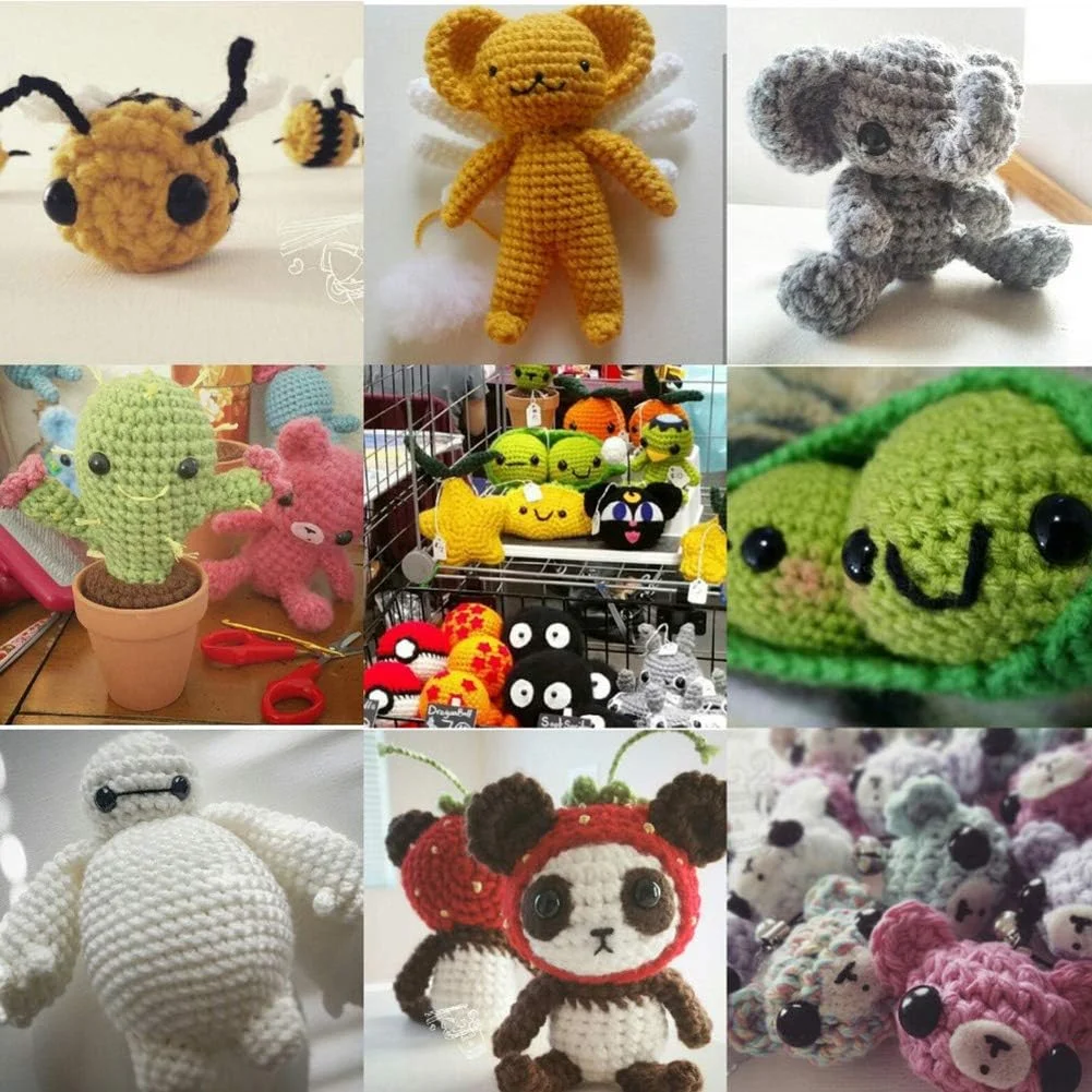 100 عدد چشم ایمنی پلاستیکی مشکی با واشر برای عروسک خرس تدی، لوازم ساخت عروسک و اسباب بازی های نمدی (12 میلی متر) 100 عدد چشم ایمنی پلاستیکی مشکی با واشر برای عروسک خرس تدی، لوازم ساخت عروسک و اسباب بازی های نمدی (12 میلی متر)