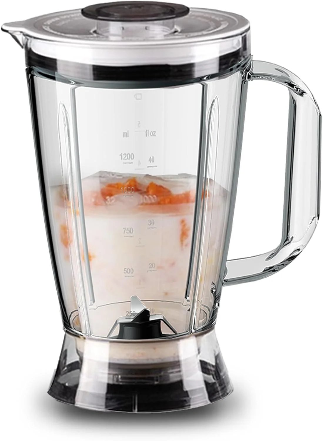 غذاساز 8 در 1 براون، 750 وات، ظرفیت کاسه 2.1 لیتر، ظرفیت مخلوط کن 1.8 لیتر، دکمه 2 سرعته و پالس، خرد کردن، ورقه کردن، رنده کردن، هم زدن و پوره کردن - FP 0132 سفید