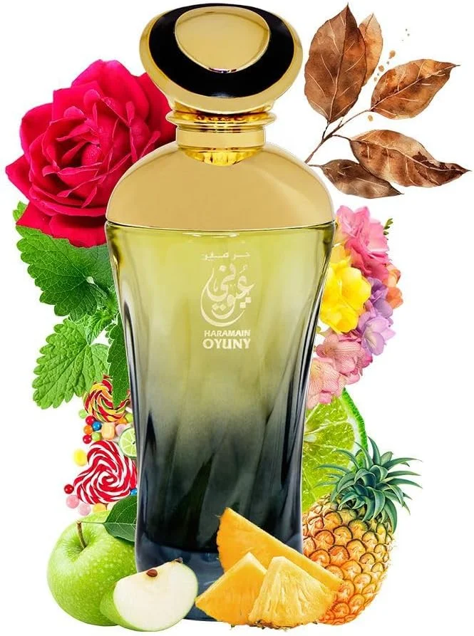 ادکلن حرمین اویونی 100 میل ادو پرفیوم – عطر گلی میوه ای گورمند یونیسکس | ماندگاری طولانی | شامل ترنج، آناناس، رز، سیب، هلو، نعناع هندی و تنباکو ادکلن حرمین اویونی 100 میل ادو پرفیوم – عطر گلی میوه ای گورمند یونیسکس | ماندگاری طولانی | شامل ترنج، آناناس، رز، سیب، هلو، نعناع هندی و تنباکو