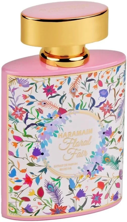 عطر زنانه حرمين فلورال فیر اکستریت د پرفیوم 100 میلی لیتر | عطر لوکس زنانه با رایحه رز، یاس، گل مریم و مشک | عطر گلی ماندگار از الحرمین عطر زنانه حرمين فلورال فیر اکستریت د پرفیوم 100 میلی لیتر | عطر لوکس زنانه با رایحه رز، یاس، گل مریم و مشک | عطر گلی ماندگار از الحرمین