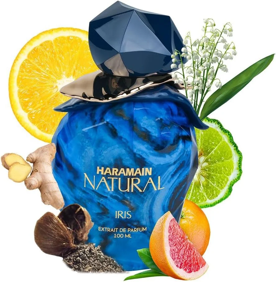 عطر ادکلن حرمین نچرال آیریس 100 میلی لیتر اکستریت د پرفیوم | رایحه مرکباتی گلی چوبی برای مردان و زنان | عطر لوکس ماندگار از الحرمین عطر ادکلن حرمین نچرال آیریس 100 میلی لیتر اکستریت د پرفیوم | رایحه مرکباتی گلی چوبی برای مردان و زنان | عطر لوکس ماندگار از الحرمین