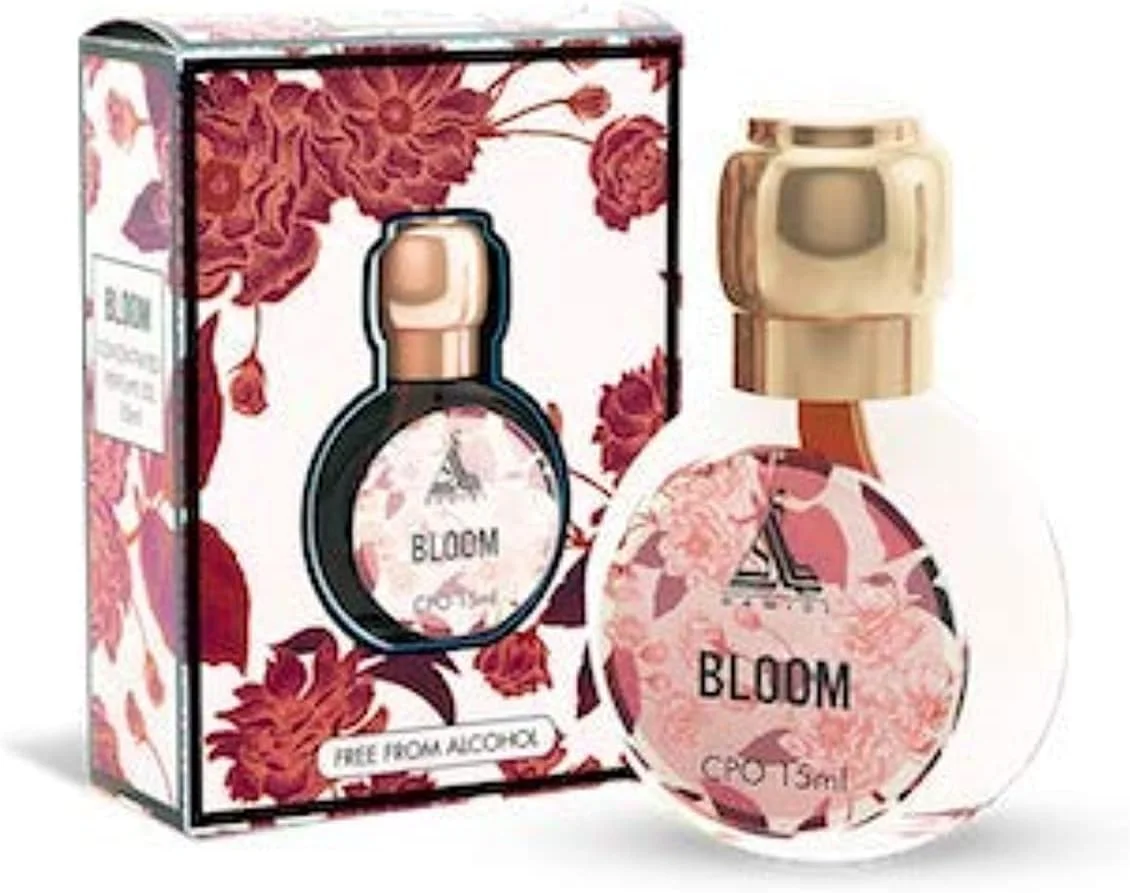 روغن عطر 15 میلی لیتری حمیدی بدون الکل بسته 4 عددی عطرهای متنوع Real Ex + Lamsat Hareer + Bloom + Chantilly مخصوص بانوان