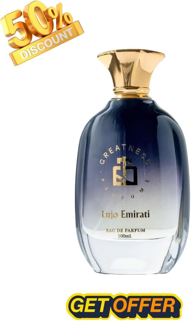 ادکلن یونیسکس Greatness Lujo Emirati Eau de Parfum - عطر مردانه و زنانه - رایحه لوکس ماندگار با اسطوخودوس تازه، نعناع، وانیل ملایم، بنزوئین و نت های عمیق عسل - 100 میلی لیتر ادکلن یونیسکس Greatness Lujo Emirati Eau de Parfum - عطر مردانه و زنانه - رایحه لوکس ماندگار با اسطوخودوس تازه، نعناع، وانیل ملایم، بنزوئین و نت های عمیق عسل - 100 میلی لیتر