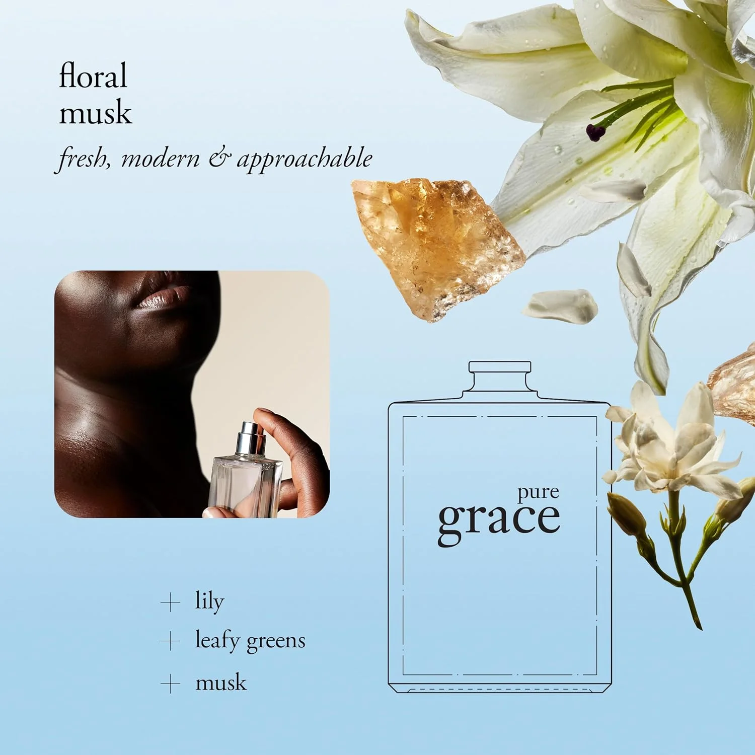 ادکلن زنانه Pure Grace by Philosophy Eau De Parfum Spray 2 oz ادکلن زنانه Pure Grace by Philosophy Eau De Parfum Spray 2 oz