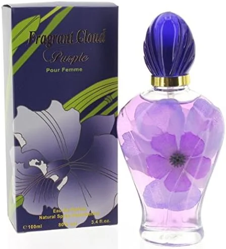 عطر زنانه ابر خوشبو بنفش ادو پرفیوم اسپری هدیه 100 میلی لیتر