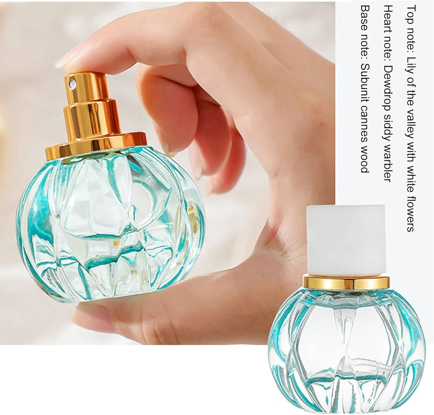 عطر زنانه با رایحه ملایم گل، عطر اسپری طبیعی، لایه های غنی رایحه، عطر شیک و ظریف، هدیه تولد (نوع 1)