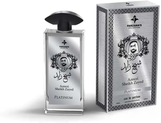 عطر فراگرنس سیکرتس عزیزی شیخ زاید پلاتینیوم 100 میلی لیتر - ادو پرفیوم لوکس. عطر عربی یونیسکس - "عطر مردانه" "عطر زنانه" عطر عربی