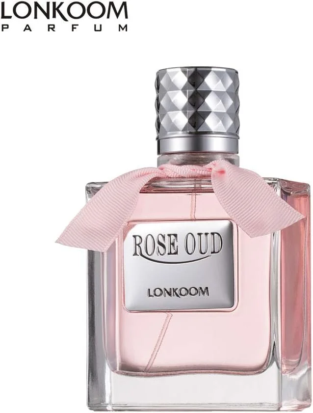 ادکلن زنانه حلال LONKOOM، هدیه ای مناسب با رایحه گلی-میوه ای، ادو تویلت، عطر عود، اسپری ضد باکتری، حجم 100 میلی لیتر