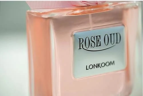 ادکلن زنانه حلال LONKOOM، هدیه ای مناسب با رایحه گلی-میوه ای، ادو تویلت، عطر عود، اسپری ضد باکتری، حجم 100 میلی لیتر