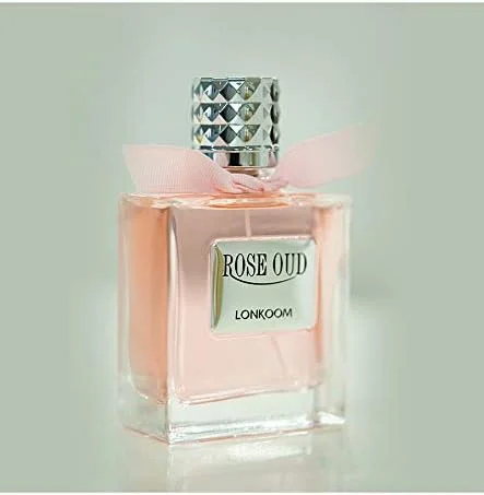 ادکلن زنانه حلال LONKOOM، هدیه ای مناسب با رایحه گلی-میوه ای، ادو تویلت، عطر عود، اسپری ضد باکتری، حجم 100 میلی لیتر