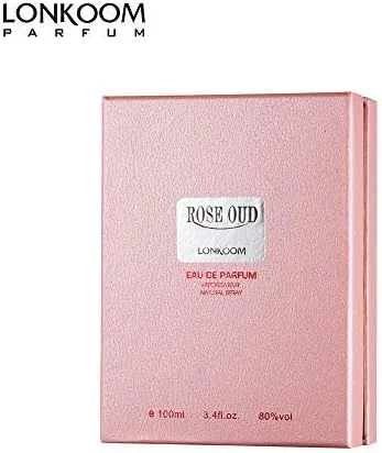 ادکلن زنانه حلال LONKOOM، هدیه ای مناسب با رایحه گلی-میوه ای، ادو تویلت، عطر عود، اسپری ضد باکتری، حجم 100 میلی لیتر