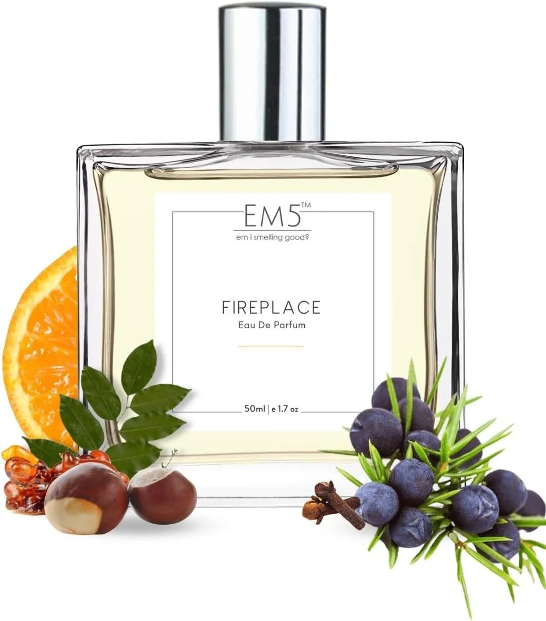 عطر آتشکده EM5™ برای مردان و زنان | چوبی وانیلی بالزامیک | ادو پرفیوم یونیسکس قوی و ماندگار | هدیه لوکس برای مردان/زنان