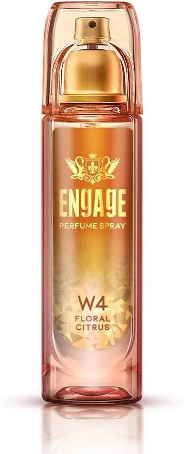 ادکلن زنانه Engage W4، رایحه میوه ای و گلی، عطر سازگار با پوست، 120 میلی لیتر