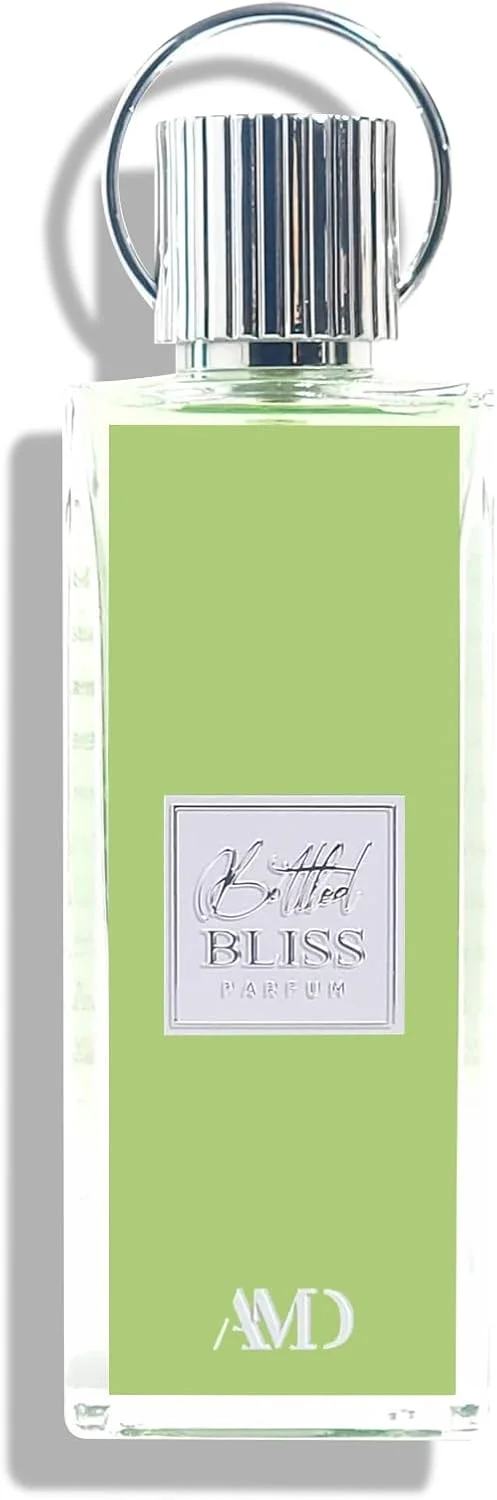 عطرهای حکاکی شده AMD Perfumes Bottled Bliss زنانه - عطر کلاسیک برای مردان و زنان - عطرهای ماندگار مردانه و زنانه ادو پرفیوم EDP 100ml