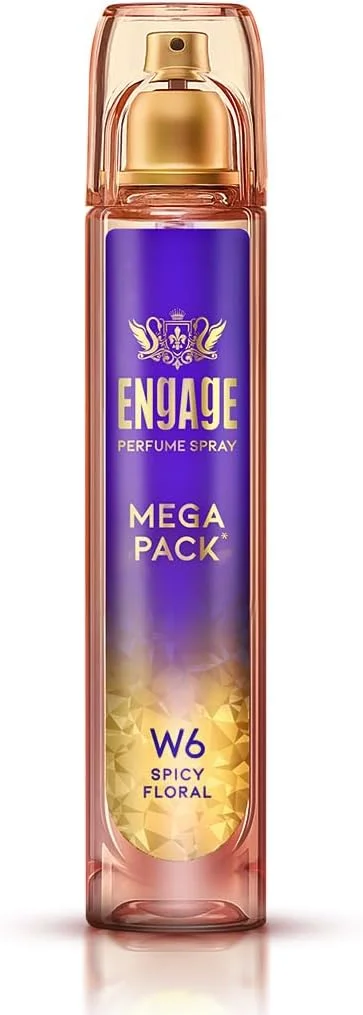 اسپری عطر زنانه Engage مدل W6، رایحه تند و گلی، سازگار با پوست، 160 میلی لیتر
