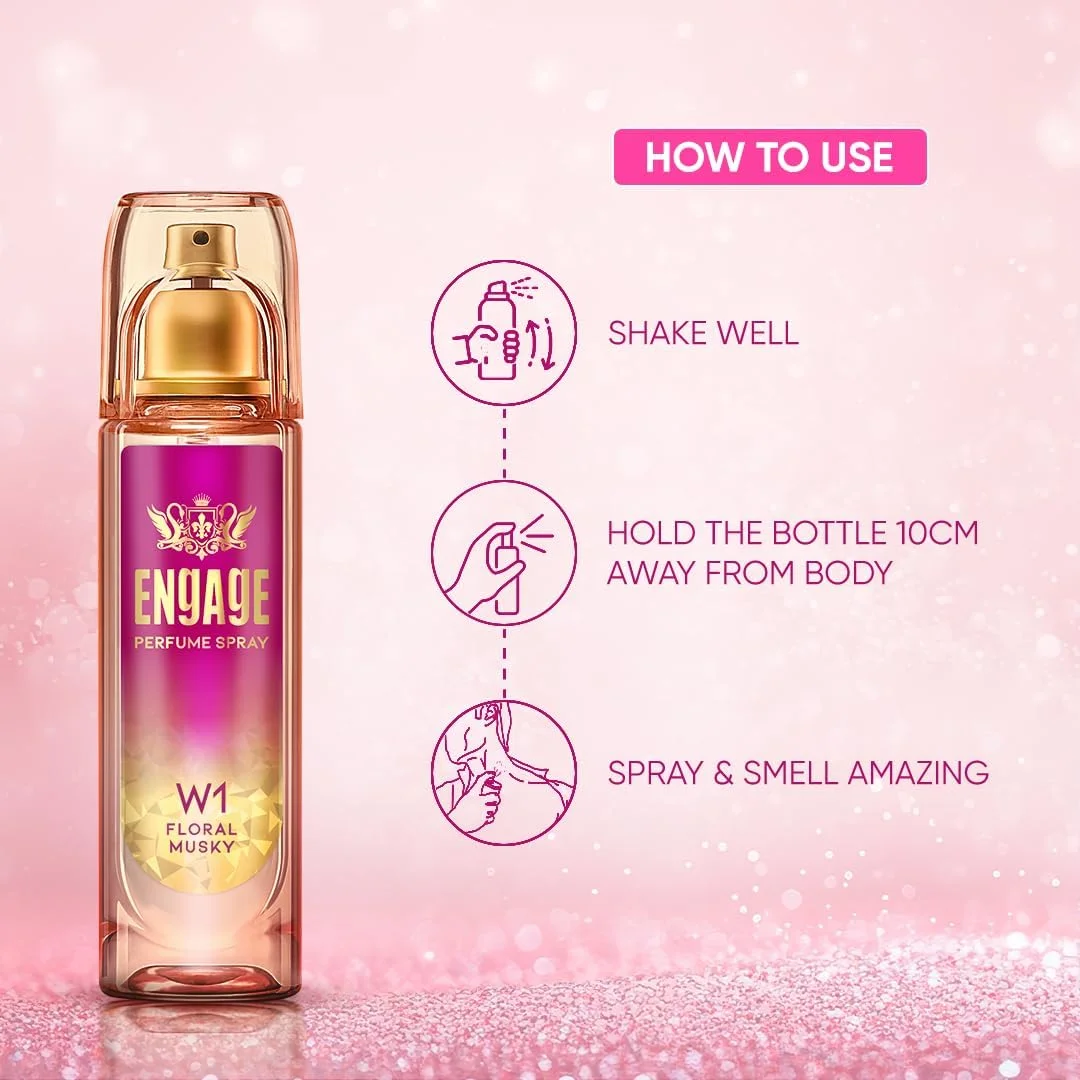 اسپری عطر زنانه Engage W1، 120 میلی لیتر اسپری عطر زنانه Engage W1، 120 میلی لیتر