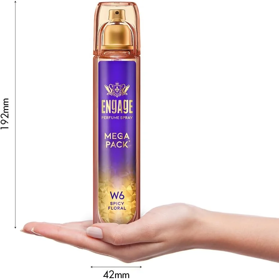 اسپری عطر زنانه Engage مدل W6، رایحه تند و گلی، سازگار با پوست، 160 میلی لیتر اسپری عطر زنانه Engage مدل W6، رایحه تند و گلی، سازگار با پوست، 160 میلی لیتر