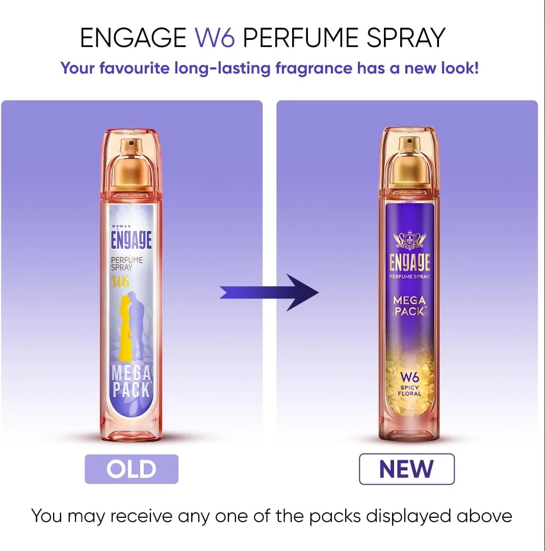 اسپری عطر زنانه Engage مدل W6، رایحه تند و گلی، سازگار با پوست، 160 میلی لیتر اسپری عطر زنانه Engage مدل W6، رایحه تند و گلی، سازگار با پوست، 160 میلی لیتر