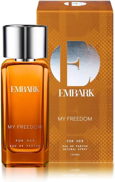 عطر زنانه آنلاین انحصاری EMBARK مدل My Freedom - رایحه ماندگار، گلی، میوه ای، مشک، مناسب برای پوست هندی، 100 میلی لیتر