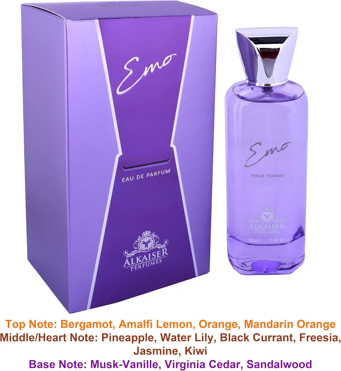 ادو پرفیوم Emo 100 میلیلیتری – عطرهای ALKAISER – رایحه احساسی یونیسکس با عنبر گرم، ادویههای شرقی و مشک نرم – عطر ماندگار برای مردان و زنان – عطر ممتاز امارات متحده عربی ادو پرفیوم Emo 100 میلیلیتری – عطرهای ALKAISER – رایحه احساسی یونیسکس با عنبر گرم، ادویههای شرقی و مشک نرم – عطر ماندگار برای مردان و زنان – عطر ممتاز امارات متحده عربی