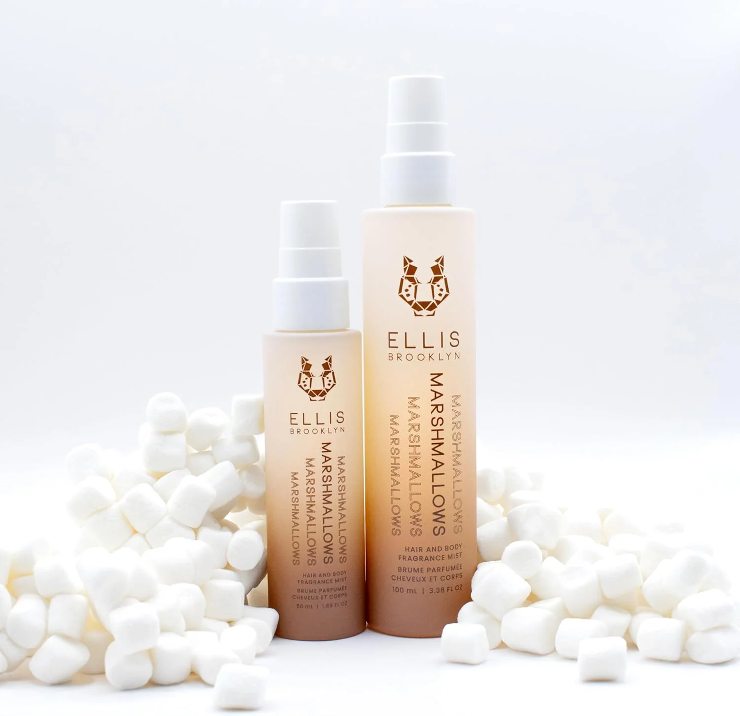 اسپری خوشبو کننده مو و بدن Ellis Brooklyn MARSHMALLOWS - عطر گورمند با رایحه مارشمالو، آکورد کارامل و مشک شیری، عطر وگان، ساخت آمریکا، 100 میلی لیتر اسپری خوشبو کننده مو و بدن Ellis Brooklyn MARSHMALLOWS - عطر گورمند با رایحه مارشمالو، آکورد کارامل و مشک شیری، عطر وگان، ساخت آمریکا، 100 میلی لیتر