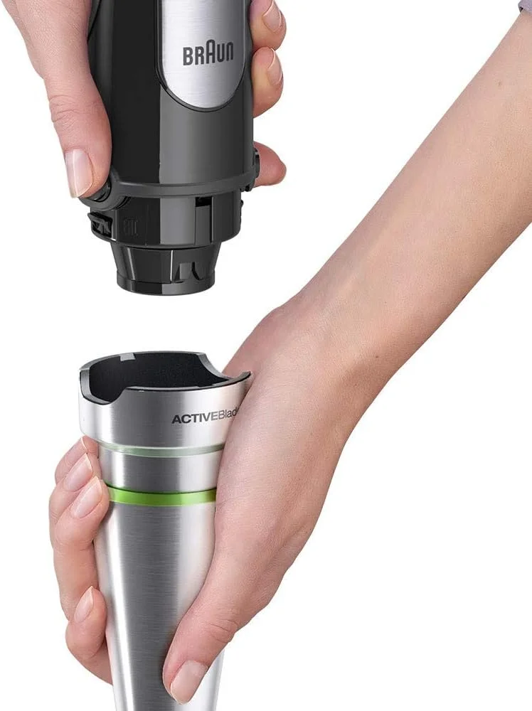 سری همزن استیل براون مدل MQS 050 BK با سیستم EasyClick Plus - لوازم جانبی برای همزن های دستی MultiQuick 7 و 9 براون، فاقد BPA، مشکی سری همزن استیل براون مدل MQS 050 BK با سیستم EasyClick Plus - لوازم جانبی برای همزن های دستی MultiQuick 7 و 9 براون، فاقد BPA، مشکی