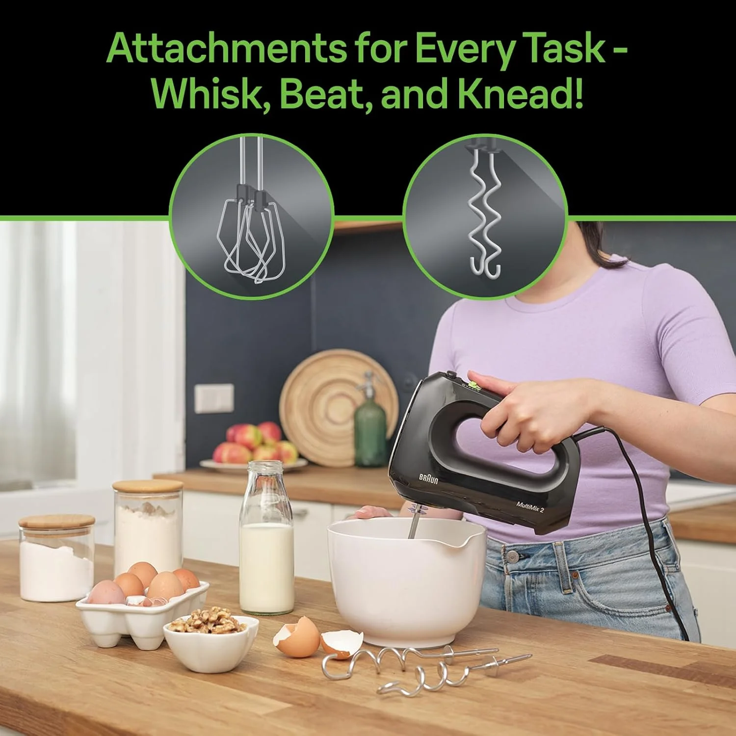 همزن دستی براون مدل Multimix 2 مشکی - دارای همزن، خمیرزن و کیف لوازم جانبی همزن دستی براون مدل Multimix 2 مشکی - دارای همزن، خمیرزن و کیف لوازم جانبی