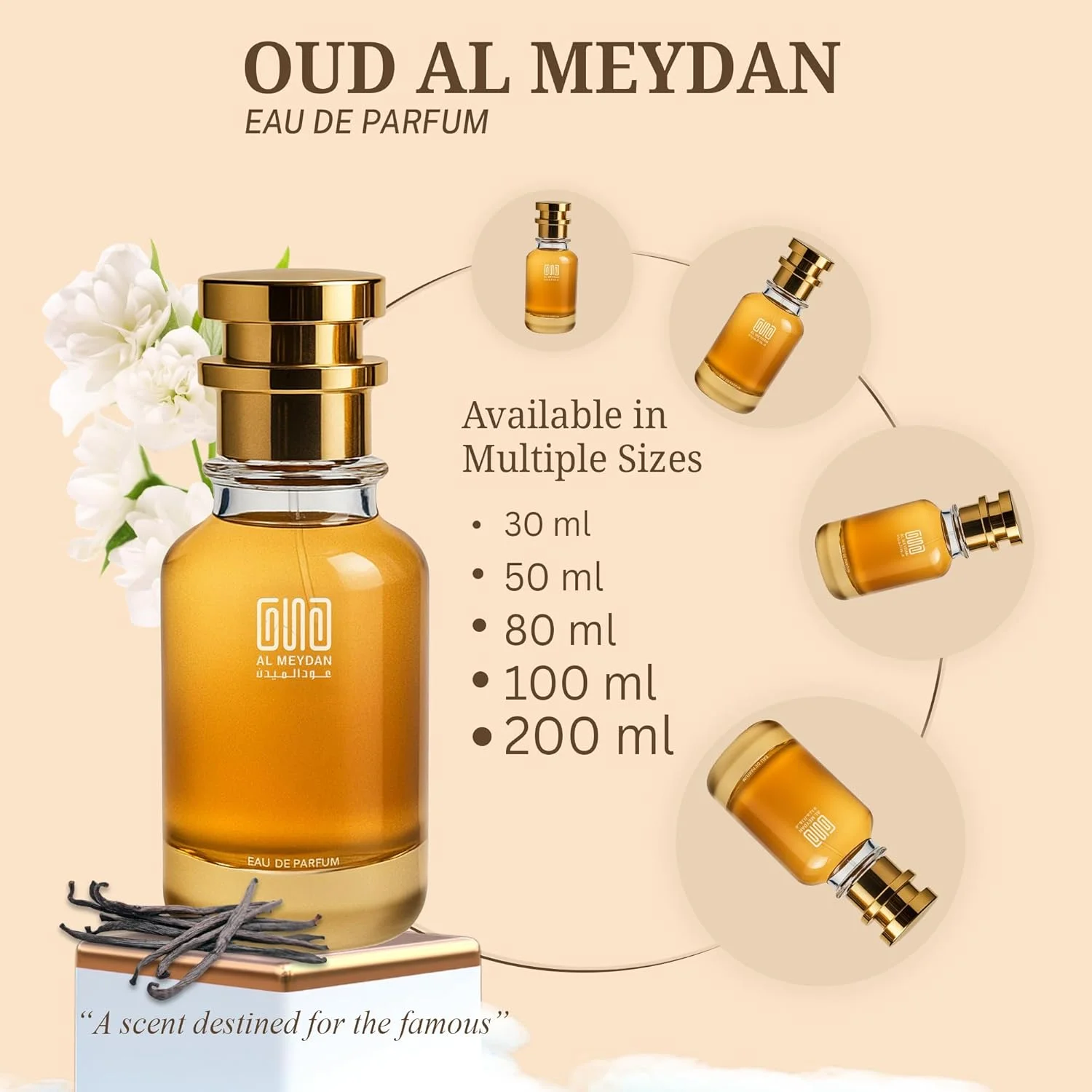 عطر روغنی عود المیدان مردانه و زنانه – الهام گرفته از یاسمن مارزیپان – عطر روغنی بدون الکل با رایحه یاس، بادام و وانیل – رایحه گلی چوبی ماندگار (100 میلی لیتر) عطر روغنی عود المیدان مردانه و زنانه – الهام گرفته از یاسمن مارزیپان – عطر روغنی بدون الکل با رایحه یاس، بادام و وانیل – رایحه گلی چوبی ماندگار (100 میلی لیتر)