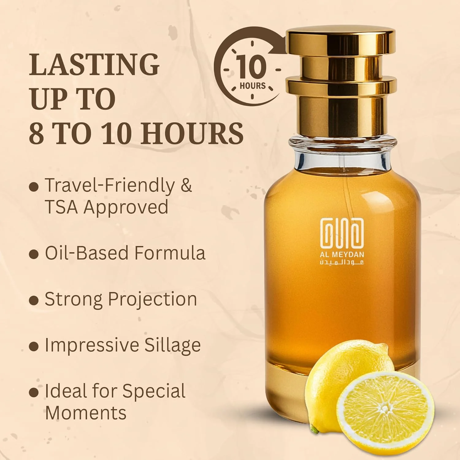 عطر روغنی عود المیدان زنانه - مشابه رایحه له توسکا - عطر روغنی مرکباتی و گلی بدون الکل با رایحه لیمو، رز و وانیل - ماندگاری طولانی 8-10 ساعت (100 میلی لیتر) عطر روغنی عود المیدان زنانه - مشابه رایحه له توسکا - عطر روغنی مرکباتی و گلی بدون الکل با رایحه لیمو، رز و وانیل - ماندگاری طولانی 8-10 ساعت (100 میلی لیتر)