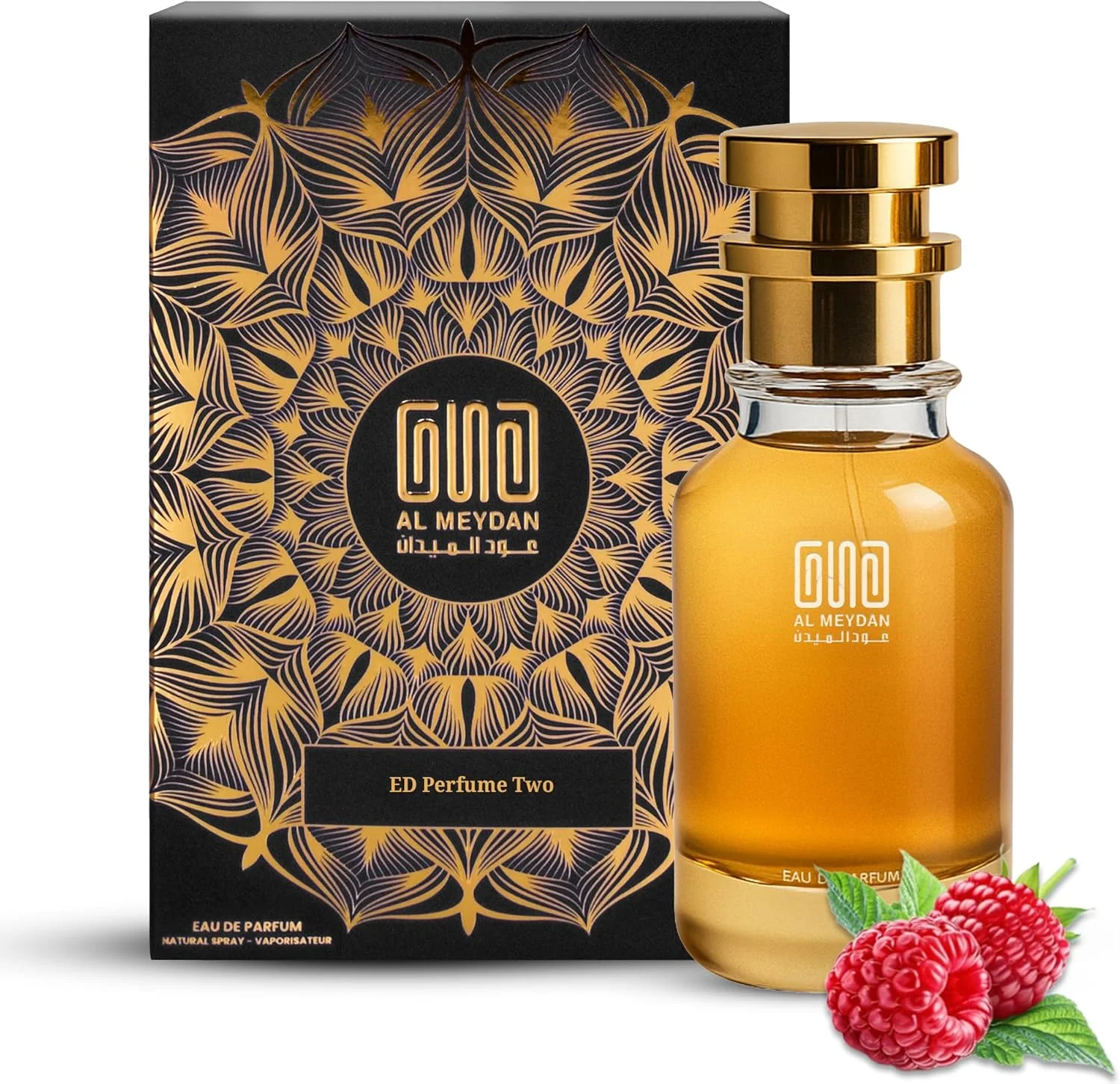عطر روغنی زنانه عود المیدان - مشابه عطر ED Perfume Two - عطر میوه ای و گلی بدون الکل با رایحه انگور سیاه، یاس و مشک - ماندگاری طولانی 8-10 ساعت (200 میلی لیتر)