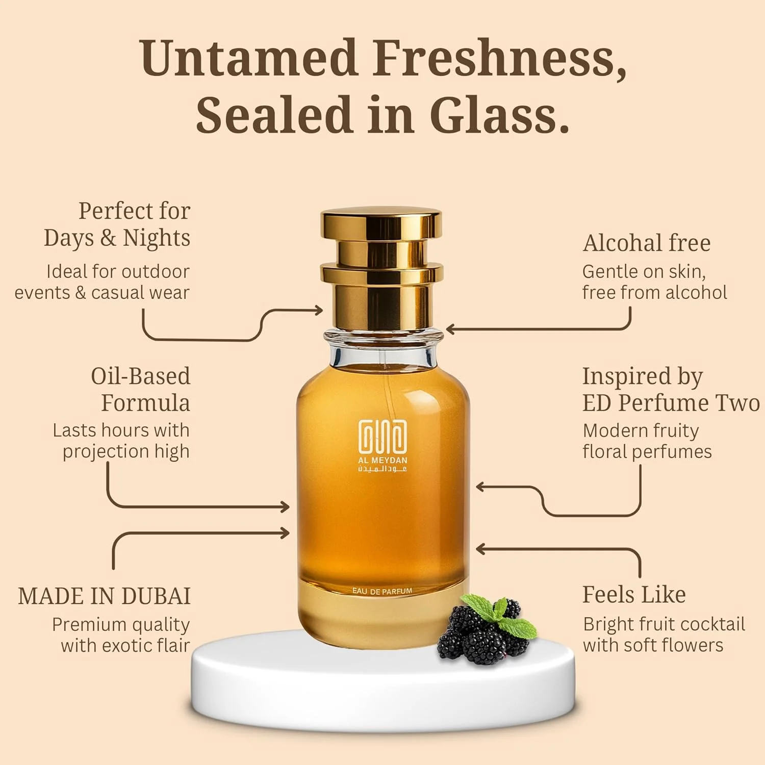عطر روغنی زنانه عود المیدان - مشابه عطر ED Perfume Two - عطر میوه ای و گلی بدون الکل با رایحه انگور سیاه، یاس و مشک - ماندگاری طولانی 8-10 ساعت (200 میلی لیتر) عطر روغنی زنانه عود المیدان - مشابه عطر ED Perfume Two - عطر میوه ای و گلی بدون الکل با رایحه انگور سیاه، یاس و مشک - ماندگاری طولانی 8-10 ساعت (200 میلی لیتر)