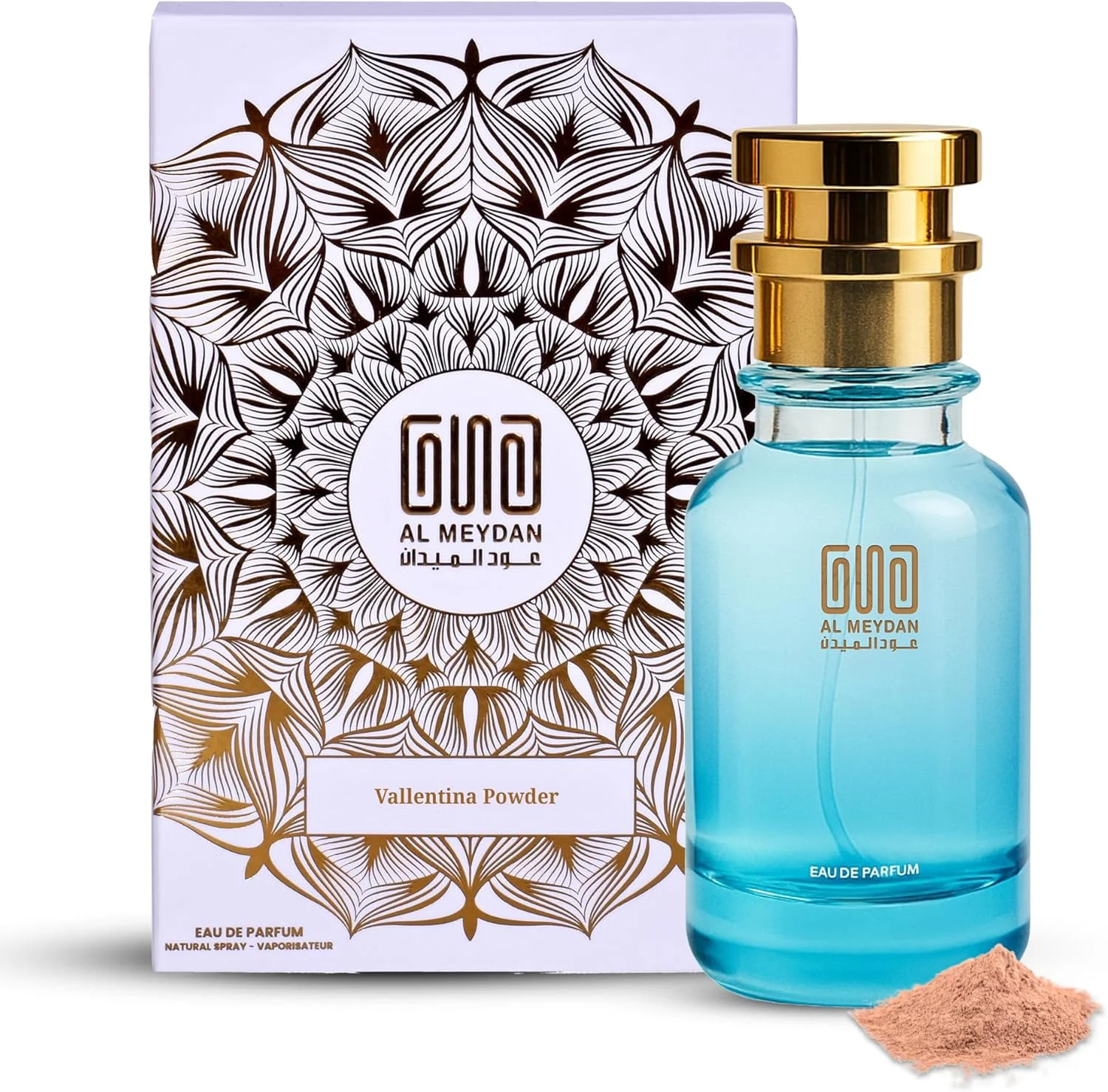 عطر روغنی زنانه عود المیدان – الهام گرفته از والنتا پودر – عطر روغنی بدون الکل با رایحه زنبق، گل مریم و وانیل – ماندگاری طولانی، ملایم و ظریف (50 میلی لیتر)