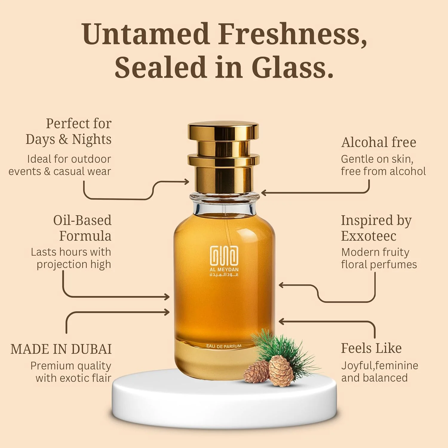 عطر روغنی عود المیدان زنانه – مشابه اکسوتیک – عطر روغنی میوه ای و گلی بدون الکل با رایحه ماندارین، یاس و وانیل – ماندگاری طولانی 8-10 ساعت (80 میلی لیتر) عطر روغنی عود المیدان زنانه – مشابه اکسوتیک – عطر روغنی میوه ای و گلی بدون الکل با رایحه ماندارین، یاس و وانیل – ماندگاری طولانی 8-10 ساعت (80 میلی لیتر)