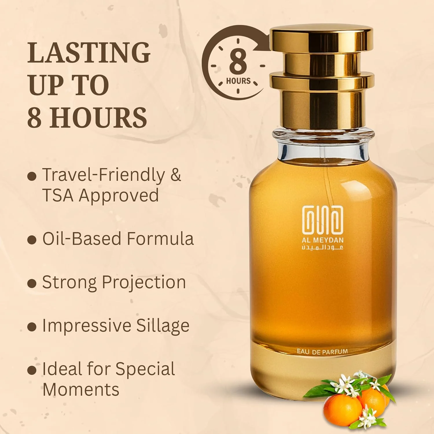 عطر روغنی عود المیدان زنانه – مشابه اکسوتیک – عطر روغنی میوه ای و گلی بدون الکل با رایحه ماندارین، یاس و وانیل – ماندگاری طولانی 8-10 ساعت (80 میلی لیتر) عطر روغنی عود المیدان زنانه – مشابه اکسوتیک – عطر روغنی میوه ای و گلی بدون الکل با رایحه ماندارین، یاس و وانیل – ماندگاری طولانی 8-10 ساعت (80 میلی لیتر)