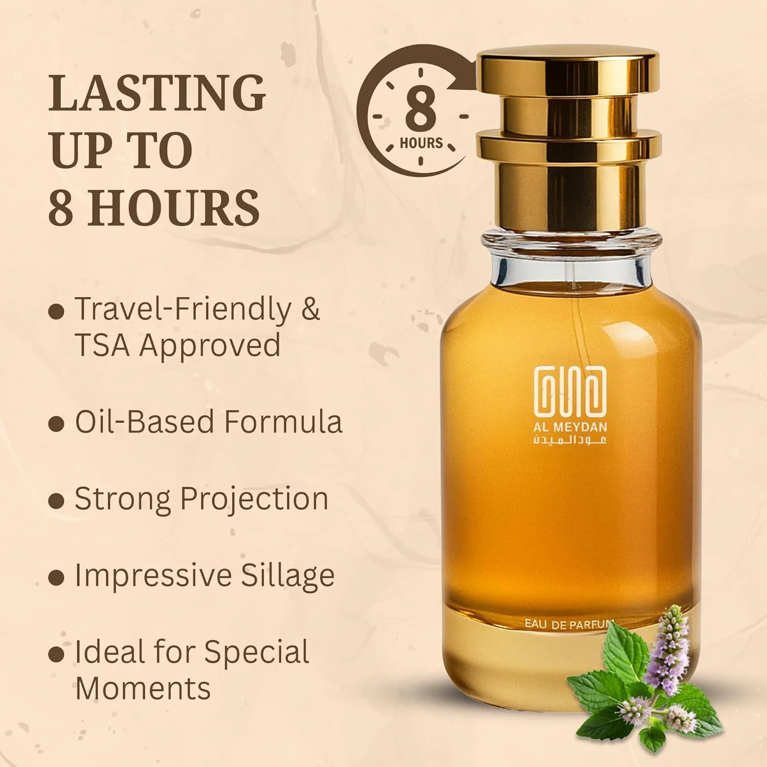 عطر روغنی عود المیدان زنانه و مردانه – الهام گرفته از آرمور مارا – عطر روغنی بدون الکل با رایحه توت فرنگی، یاس، نعناع هندی و وانیل – ماندگاری طولانی، شیرین و ظریف (100 میلی لیتر)