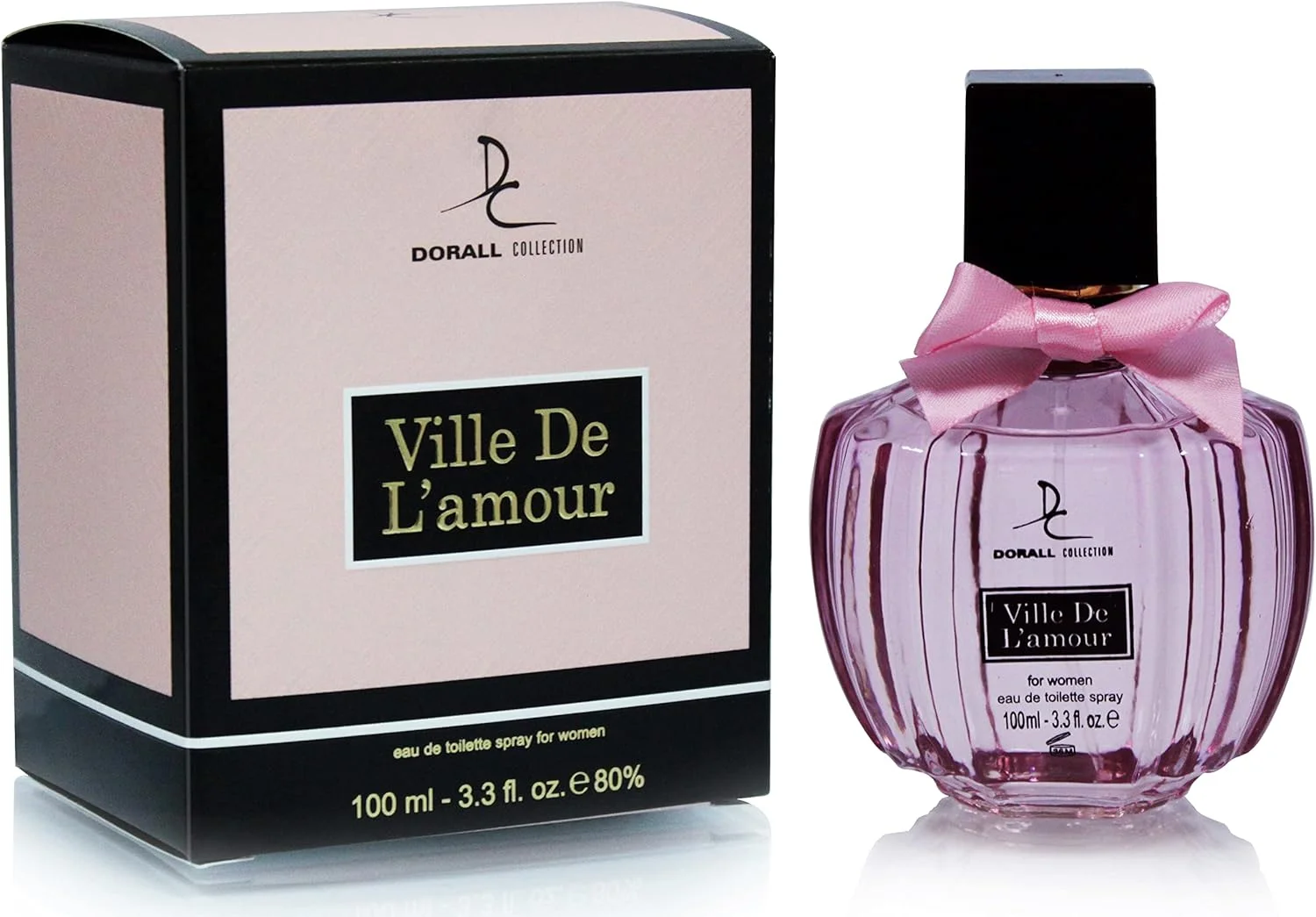 ادکلن زنانه دورال کالکشن Ville De L'Amour Eau de Toilette، رایحه گلی و میوه ای ماندگار، عطر بدن زنانه - 100 میلی لیتر