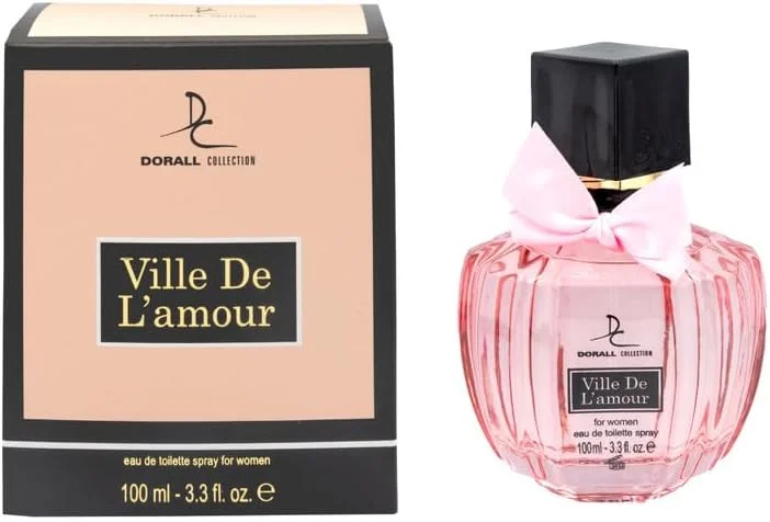 ادکلن زنانه دورال کالکشن Ville De L'Amour Eau de Toilette، رایحه گلی و میوه ای ماندگار، عطر بدن زنانه - 100 میلی لیتر