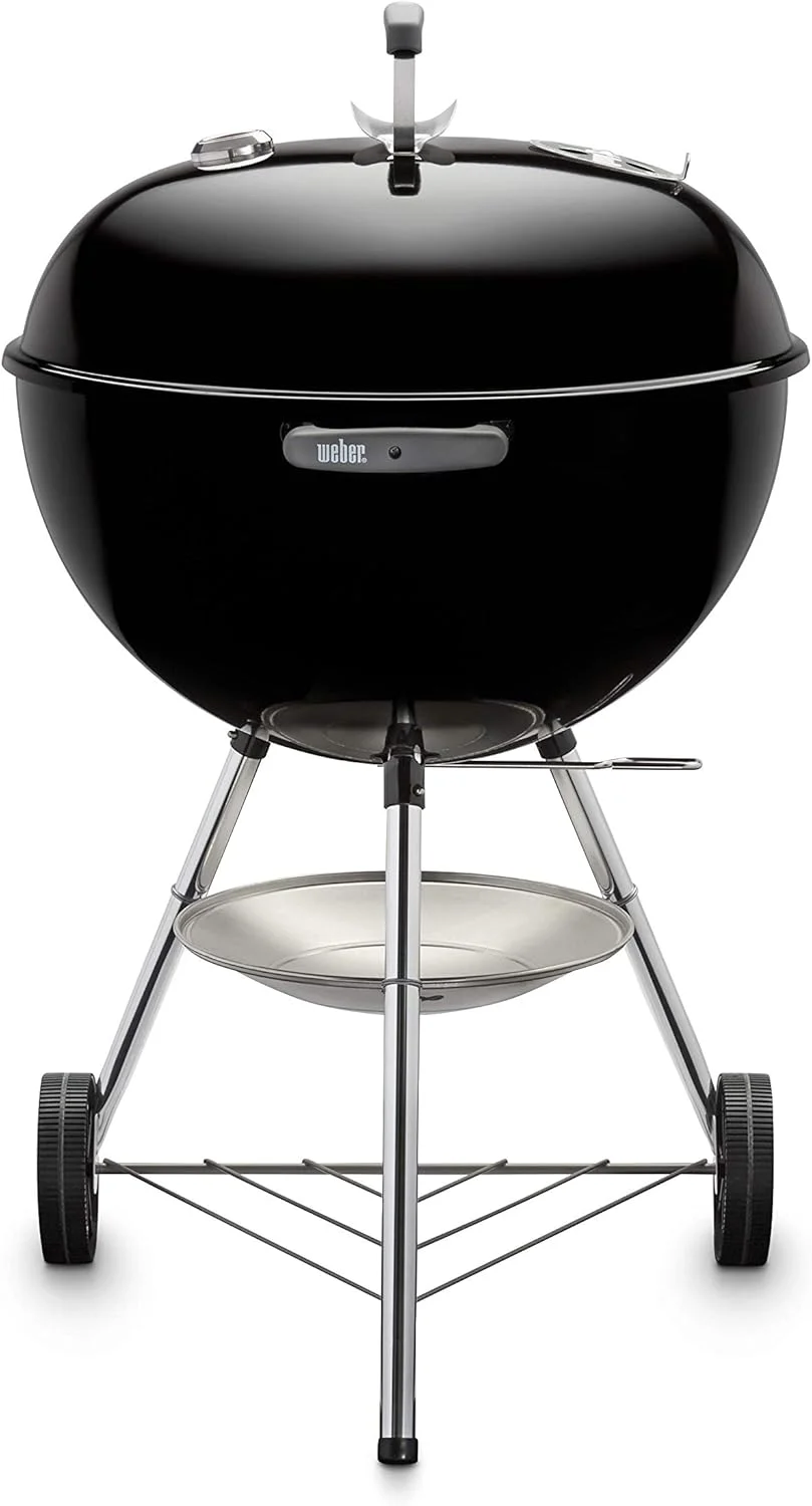 باربیکیو ذغالی کتری کلاسیک وبر مدل 1341504، 57 سانتی متر، مشکی