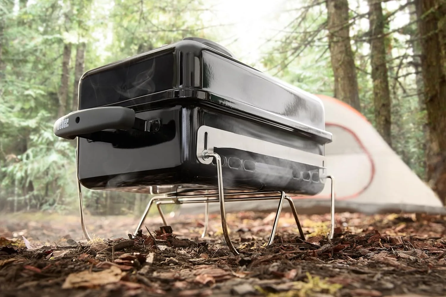 باربیکیو ذغالی قابل حمل Weber Go-Anywhere باربیکیو ذغالی قابل حمل Weber Go-Anywhere