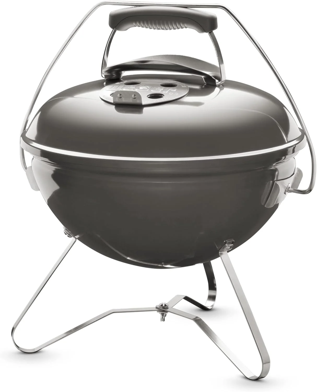 باربیکیو زغالی قابل حمل Weber Smokey Joe Premium، خاکستری دودی، 37 سانتی متر