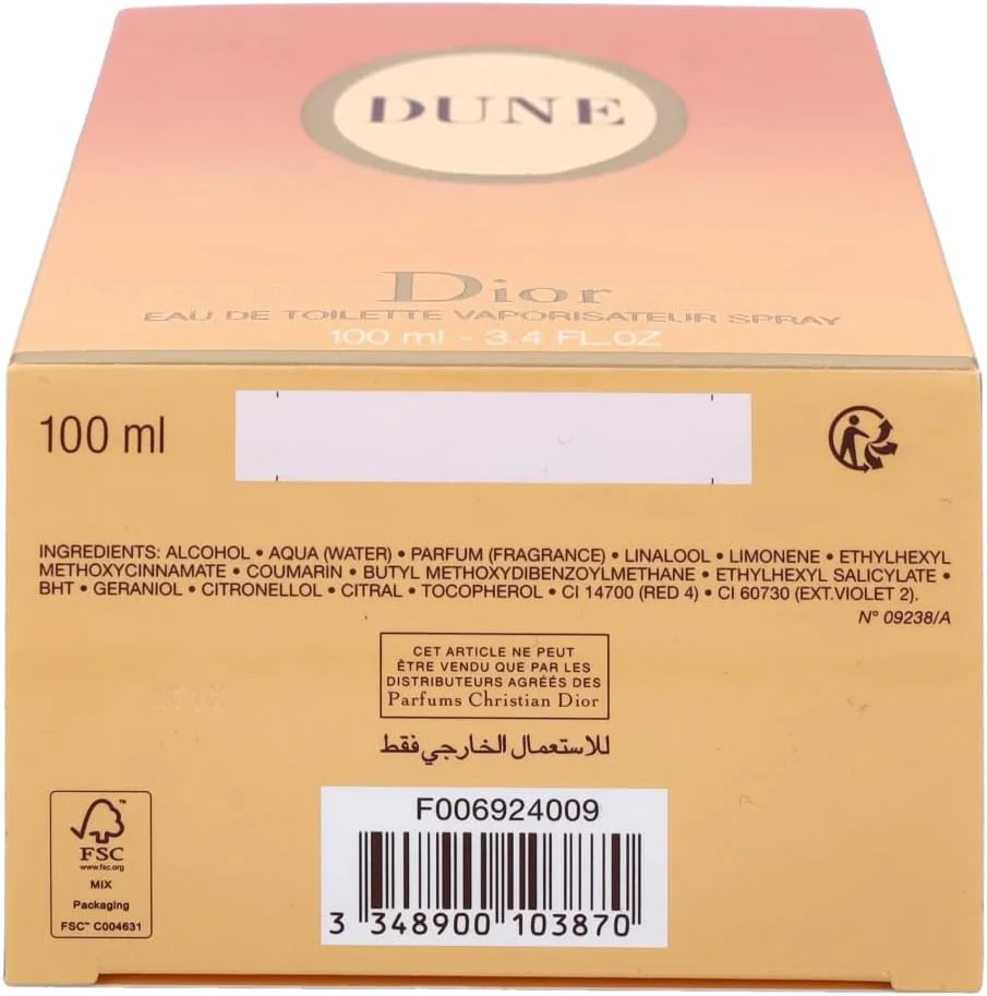 ادکلن زنانه دیور Dune Eau De Toilette، 100 میلی لیتر ادکلن زنانه دیور Dune Eau De Toilette، 100 میلی لیتر