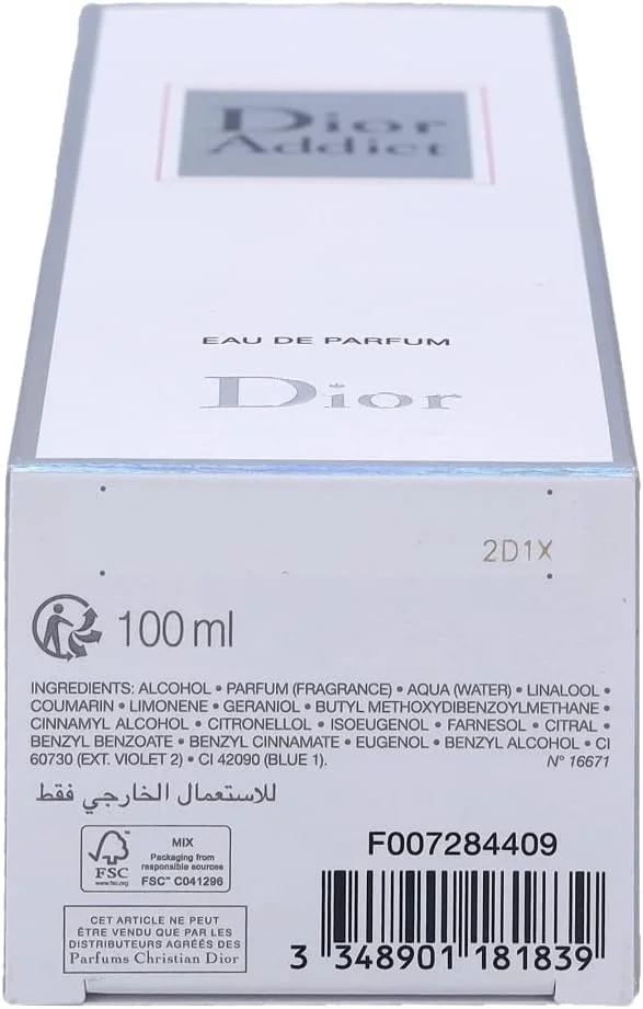 ادکلن زنانه دیور ادیکت Christian Dior - Eau De Parfum، 100 میلی لیتر ادکلن زنانه دیور ادیکت Christian Dior - Eau De Parfum، 100 میلی لیتر