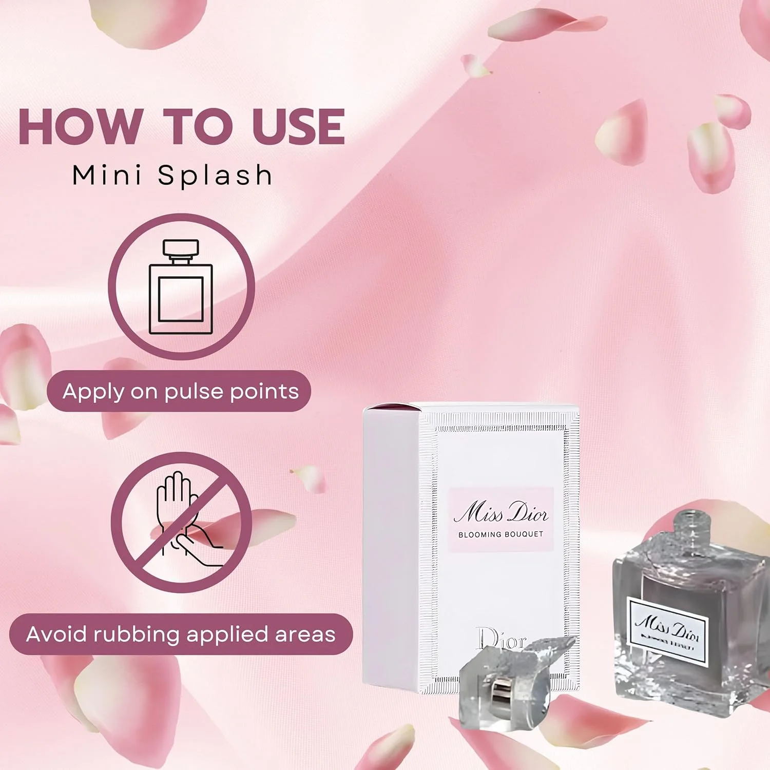 عطر زنانه مینی دیور میس بلومینگ بوکت ادتویلت اسپلش 5 میلی لیتر عطر زنانه مینی دیور میس بلومینگ بوکت ادتویلت اسپلش 5 میلی لیتر