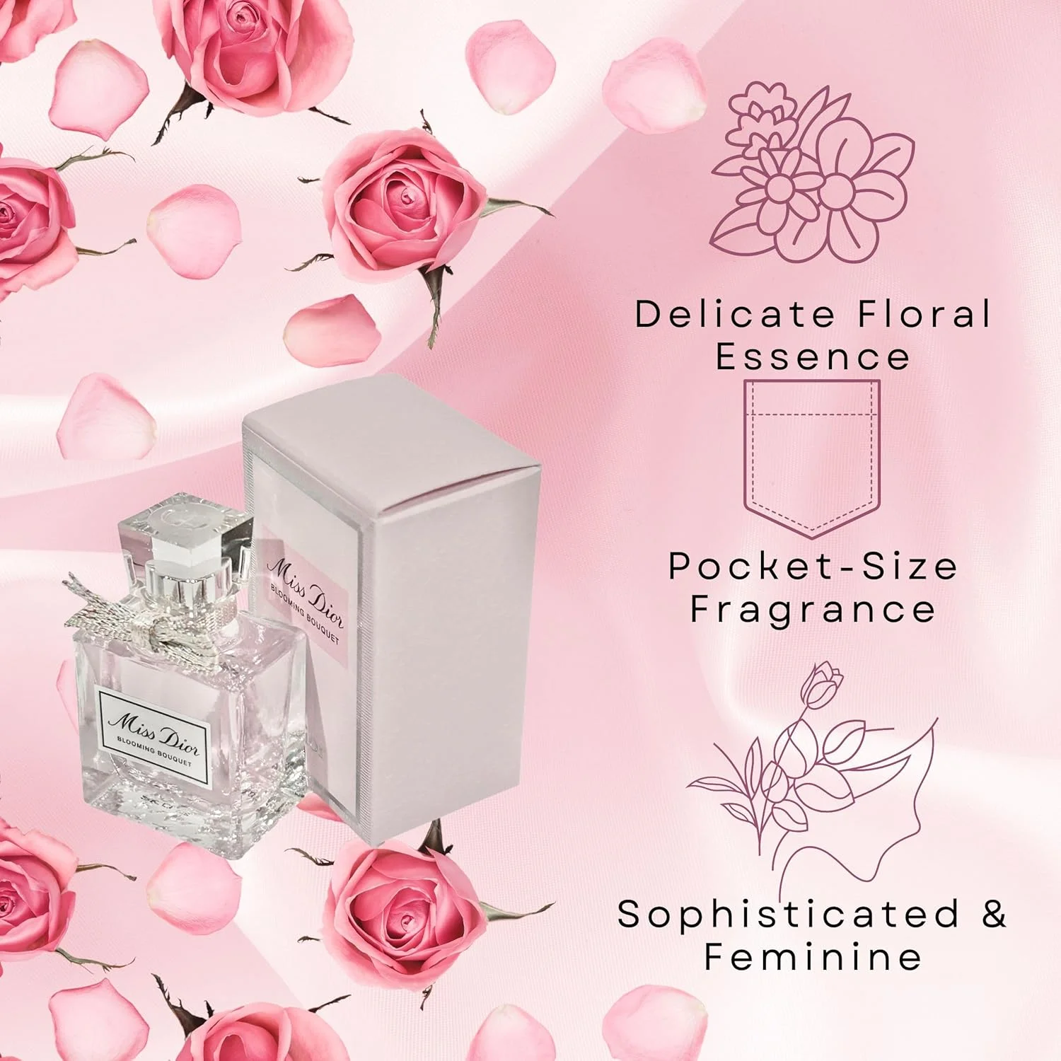 عطر زنانه مینی دیور میس بلومینگ بوکت ادتویلت اسپلش 5 میلی لیتر عطر زنانه مینی دیور میس بلومینگ بوکت ادتویلت اسپلش 5 میلی لیتر