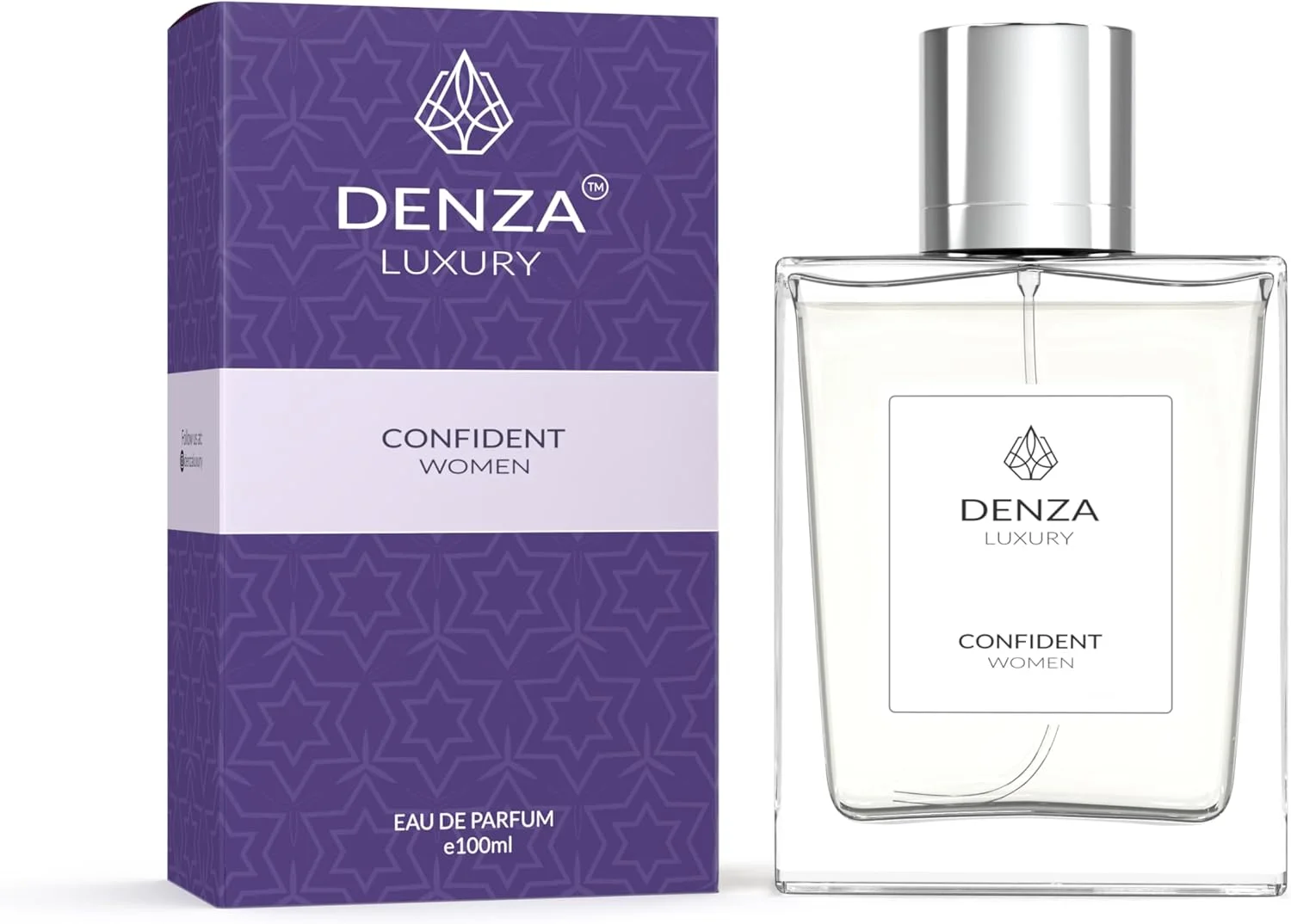 ادکلن زنانه دنزا لاکچری مدل Confident حجم 100 میل