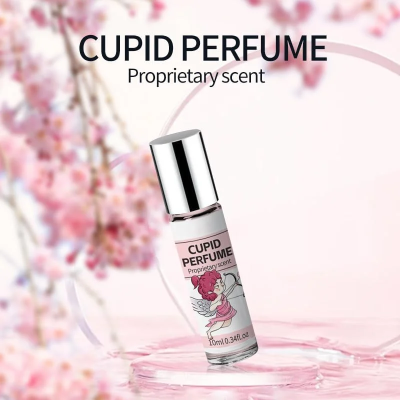 عطر رولی زنانه Cupid Lady حجم 10 میلی لیتر - بدون الکل، رایحه ماندگار با نت های گل رز و مشک، رایحه اولیه مرکبات تازه، قلب اسطوخودوس، پایه کهربای گرم - حس ابریشمی روی پوست، ایده آل برای مچ دست، پشت گوش، گردن