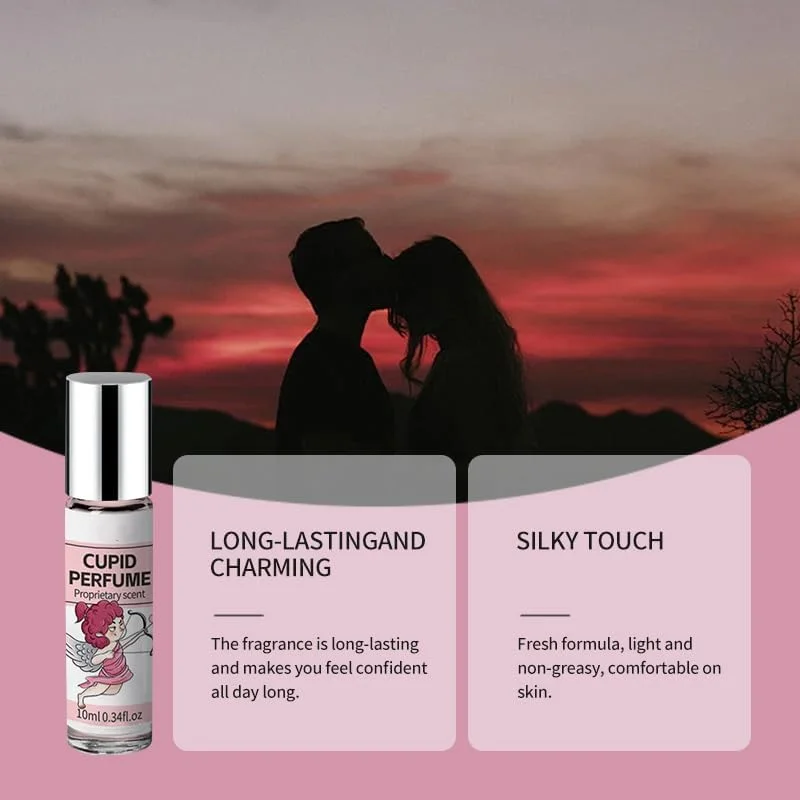 عطر رولی زنانه Cupid Lady حجم 10 میلی لیتر - بدون الکل، رایحه ماندگار با نت های گل رز و مشک، رایحه اولیه مرکبات تازه، قلب اسطوخودوس، پایه کهربای گرم - حس ابریشمی روی پوست، ایده آل برای مچ دست، پشت گوش، گردن