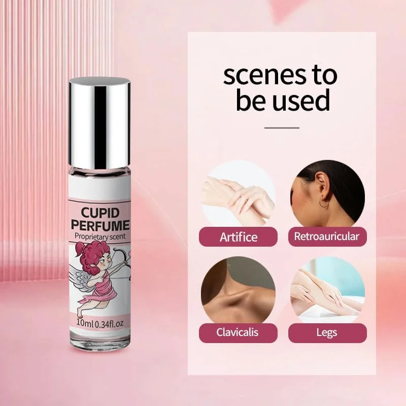 عطر رولی زنانه Cupid Lady حجم 10 میلی لیتر - بدون الکل، رایحه ماندگار با نت های گل رز و مشک، رایحه اولیه مرکبات تازه، قلب اسطوخودوس، پایه کهربای گرم - حس ابریشمی روی پوست، ایده آل برای مچ دست، پشت گوش، گردن