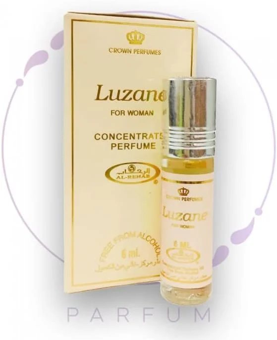 عطر روغنی لوزان زنانه تاج پرفیومز 6 میلی لیتر از الرحاب - بسته 6 عددی (لوزان زنانه، 6 میلی لیتر 6 عدد)