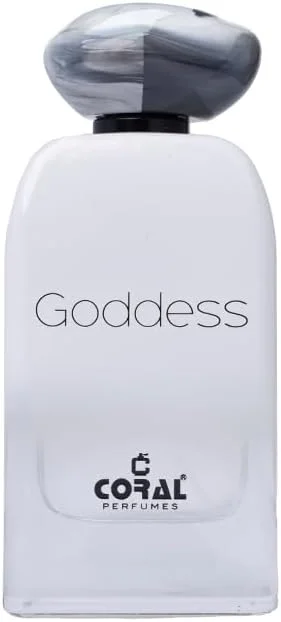 عطر زنانه Coral Goddess | رایحه لوکس و ماندگار | رایحه گلی چوبی ظریف با آکوردهای مشک و وانیل ادو پرفیوم - 100 میلی لیتر | ساخت دبی توسط Coral Perfumes